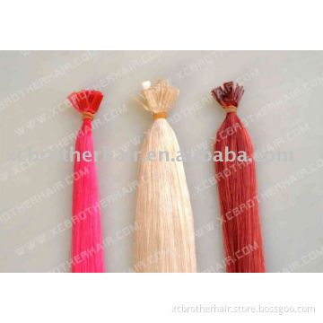 Flat tip hair extension